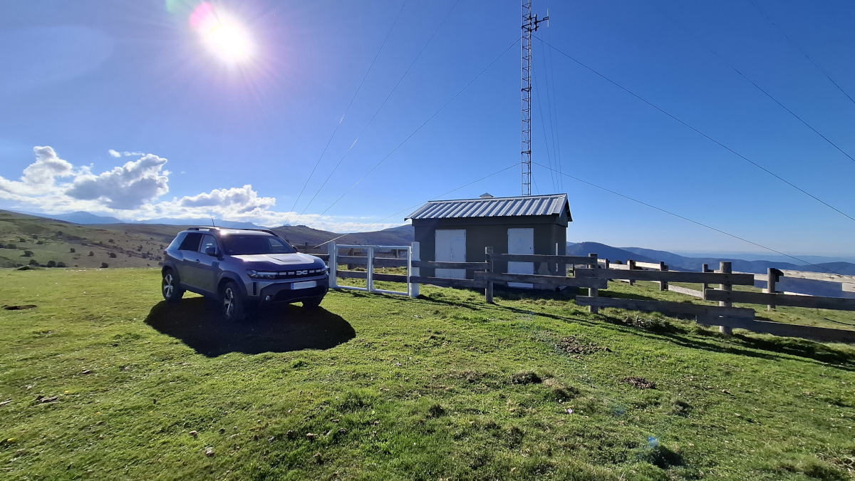 Paysage ariégeois au coucher du soleil