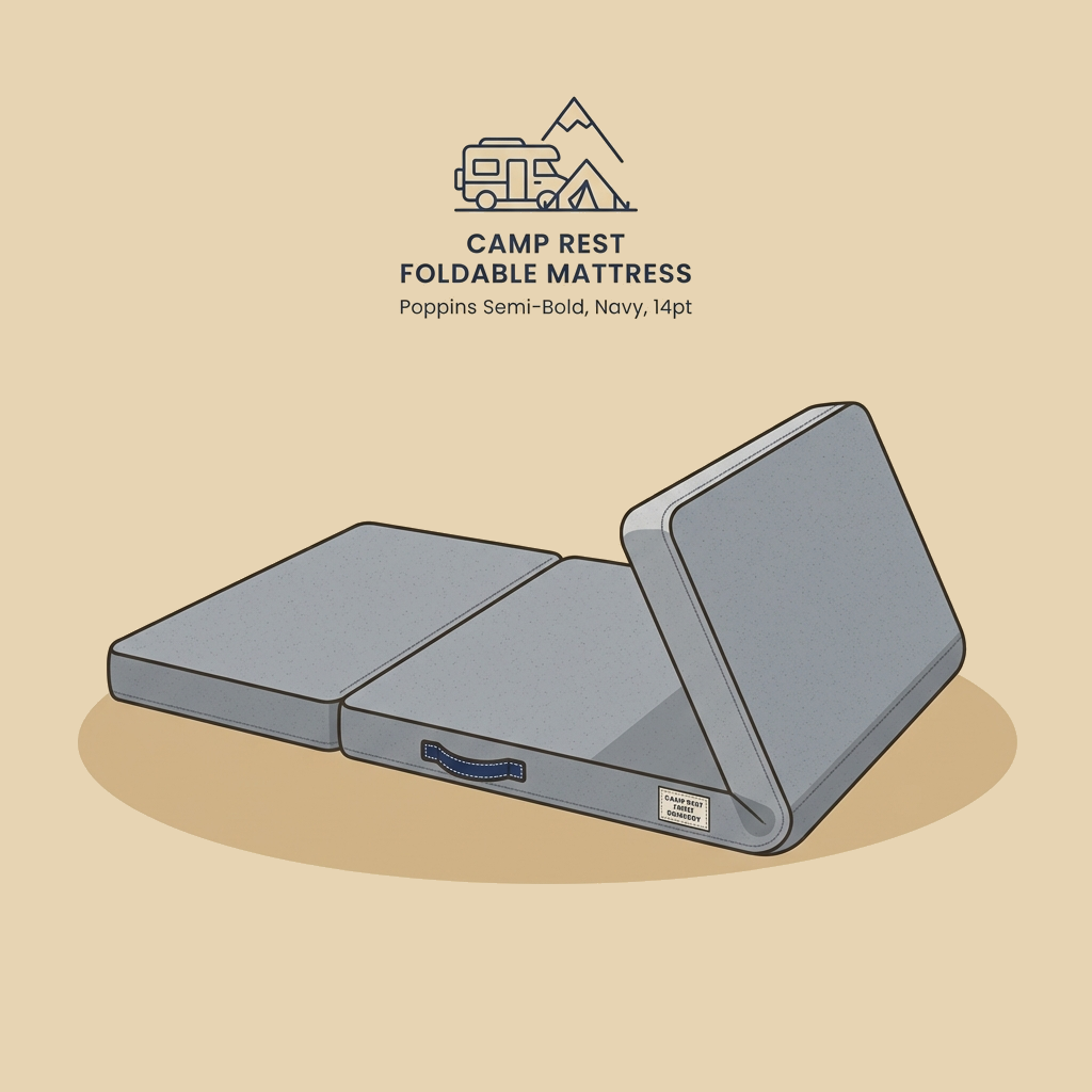 Matelas Mousse Pliable & Redécoupable